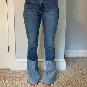 Free People two toned denim